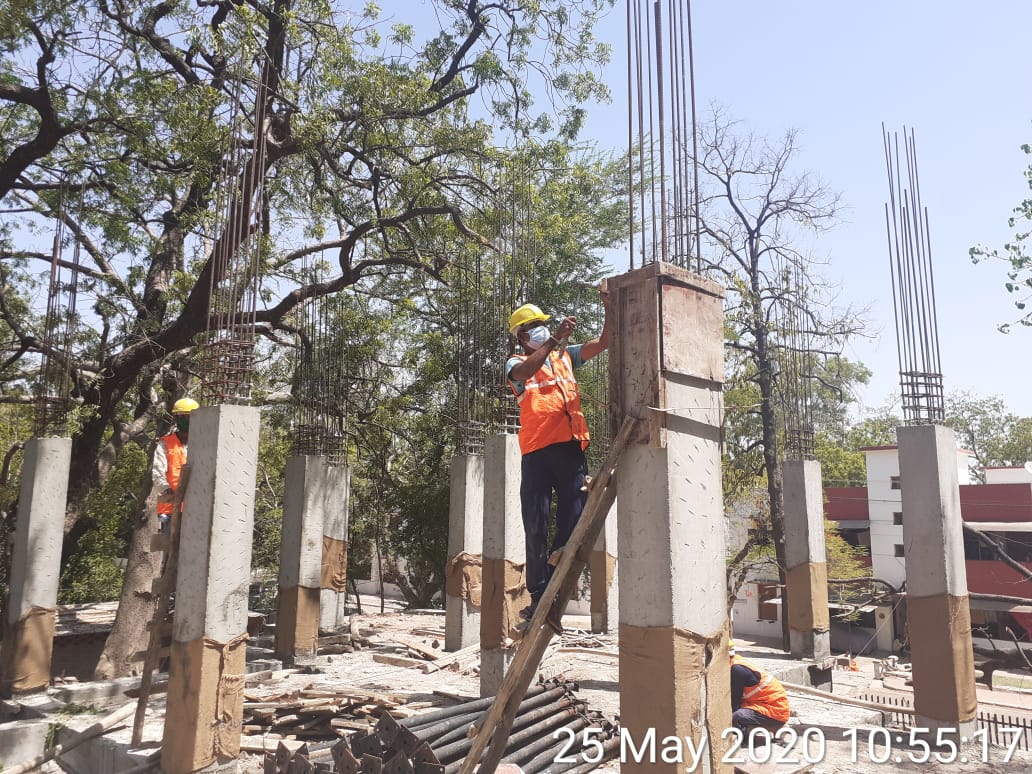 Pier Works at Mindhola River, Navsari District, June 2023
